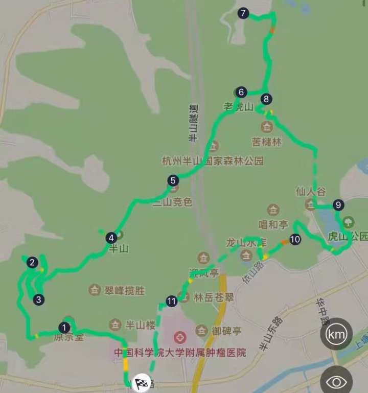 蓝天白云,阳光灿烂,小时周末登山——"探访杭州第二个十里琅珰"出发.