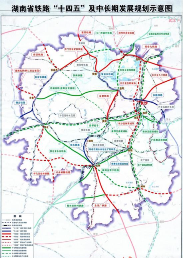 湖南"十四五"铁路建设规划明确呼南高铁襄阳经宜昌经石门至常德段和