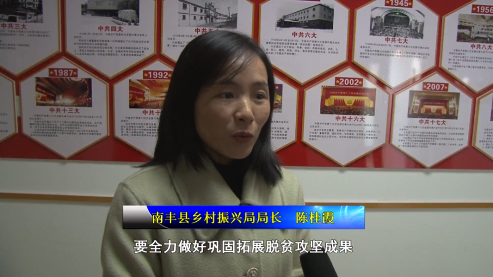 南丰县乡村振兴局局长 陈桂霞:要全力做好巩固拓展脱贫攻坚成果同乡村