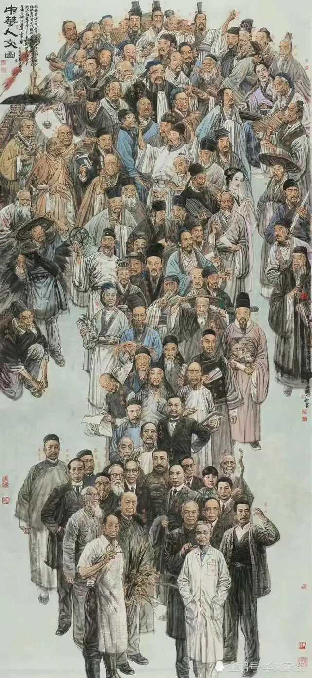冯远-《中华人文图》