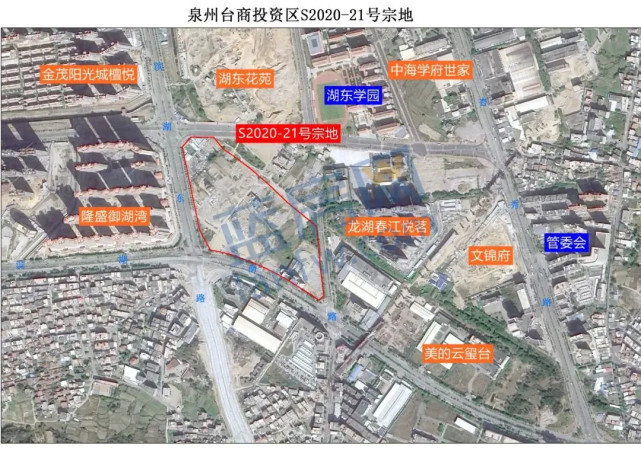 惠安其中台商区湖东片区将出让一幅面积超150亩地块