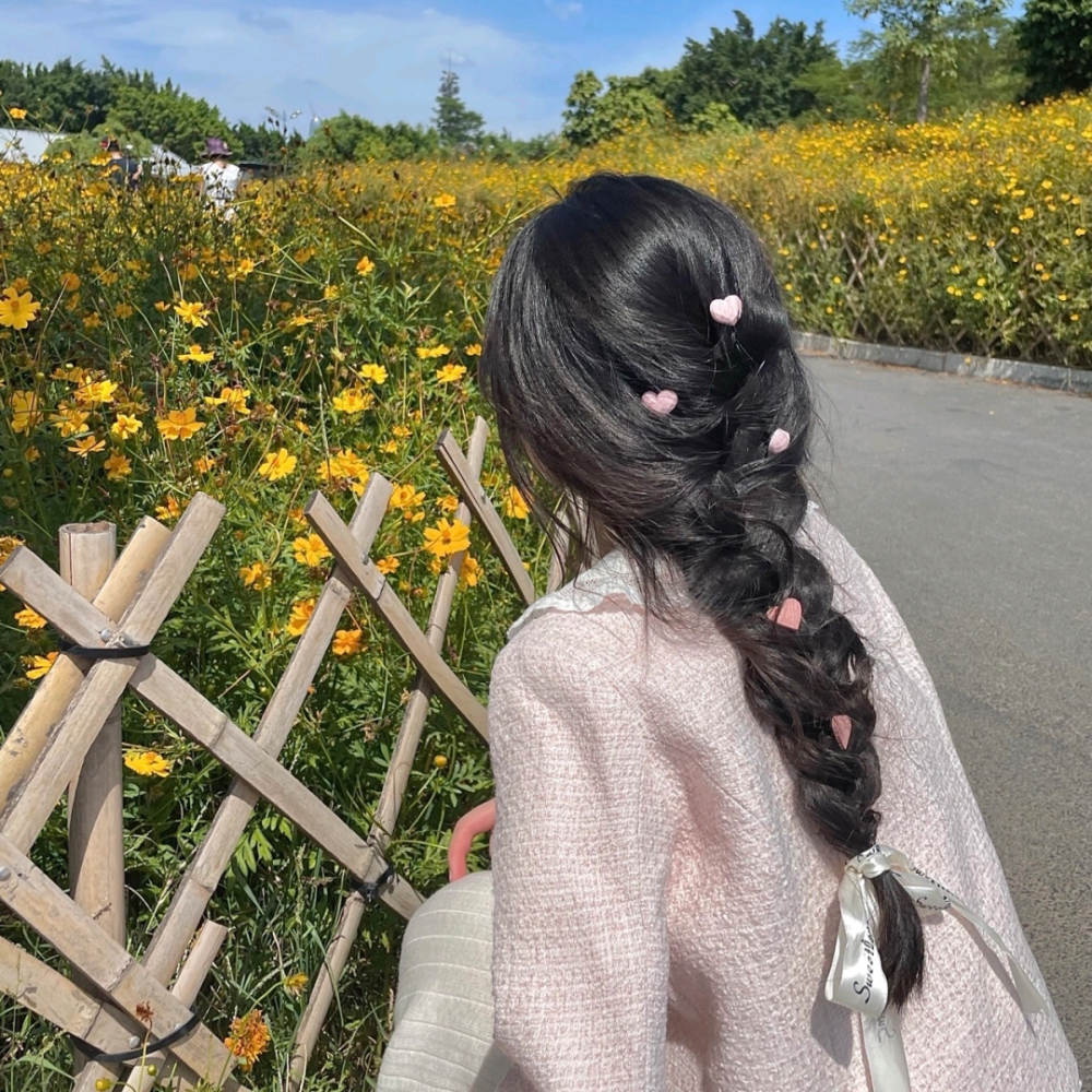 不露脸女头背影