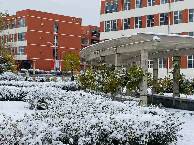 青年眼|长治医学院雪景