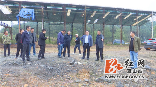 欧阳世)11月15日,蓝山县委常委,常务副县长张国材带队调研环境突出