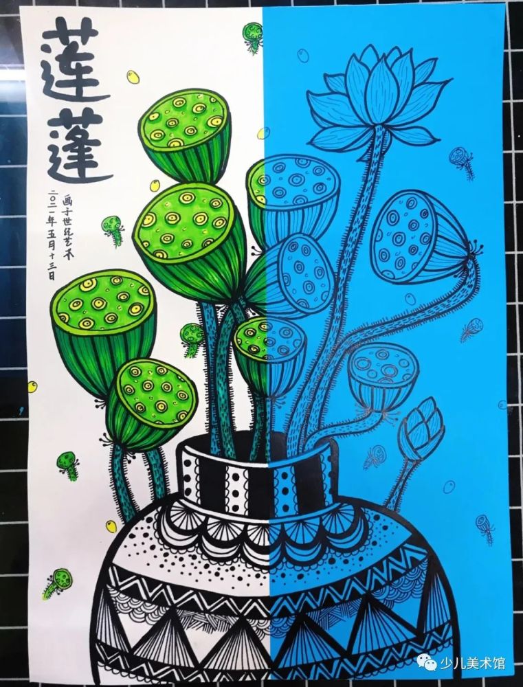 素材分享 | 精选54张创意儿童画 装饰线描优秀范画,让