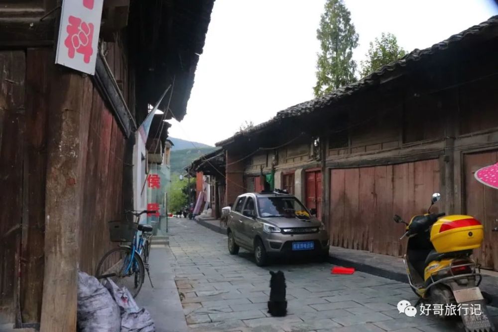 摄影宁强阳平关镇上有一条老街青砖灰瓦老建筑