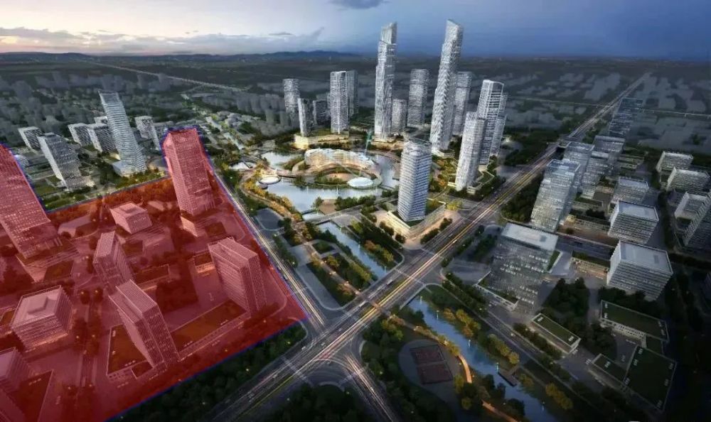占地190多亩寒亭区一片区商服用地挂牌出让位于中央商务区