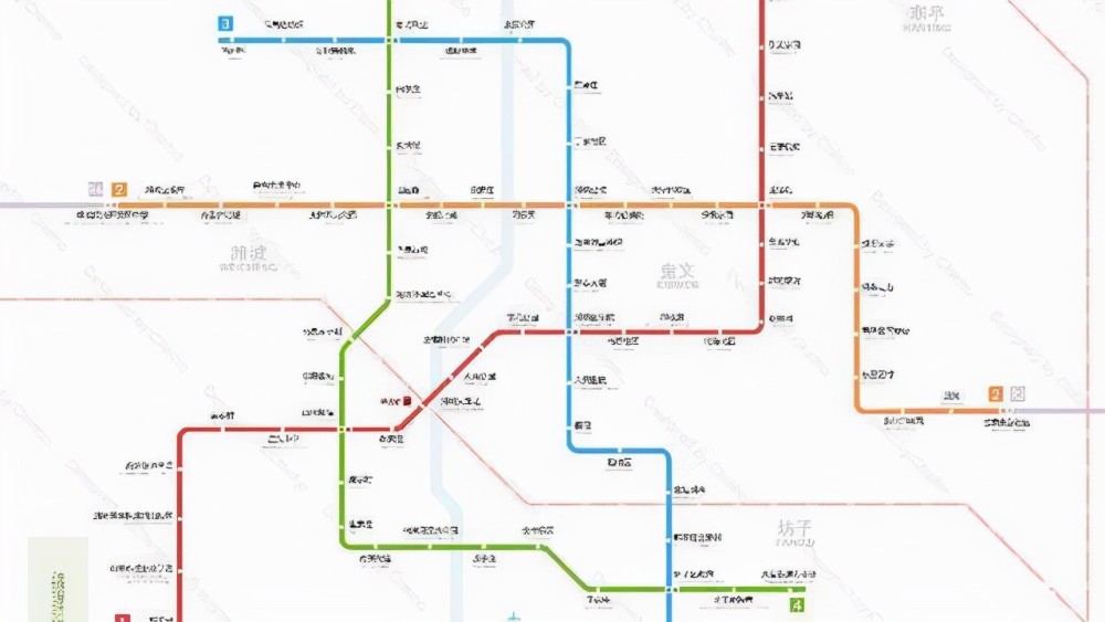 潍坊轨道交通规划1号2号3号4号r1r2r3r4r5r6线