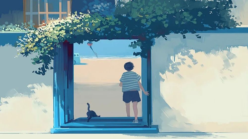 电脑桌面森系动漫插画电脑桌面壁纸第一辑