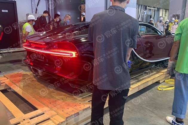 2021广州车展探馆布加迪chiron实车