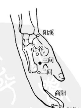 (5)夜间痛:取不容穴(或照海穴(6)肩甲缝痛:取中渚穴(或丘墟透照海穴