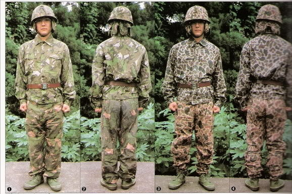 中国81式大五叶迷彩衣,颜值高伪装强,曾是侦察兵的