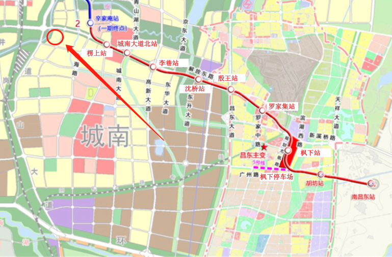 这里要拆迁涉及260余户地铁2号线东延线地块开发正在推进