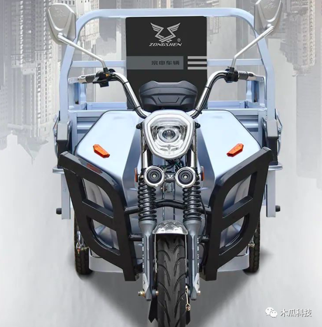 宗申新款三轮车评测:搭载变频电机和60v50ah锂电池