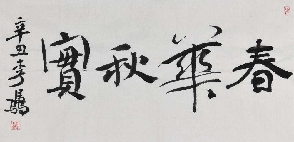 看骉李骉的书法