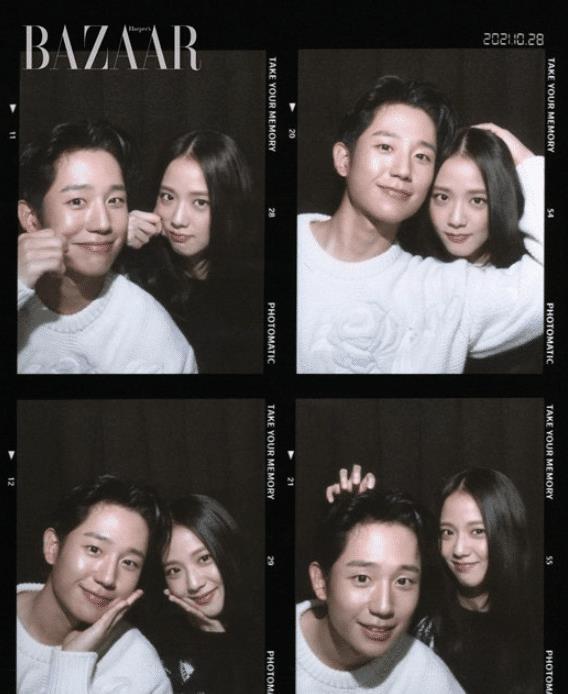 高颜值cp!丁海寅,blackpink金智秀"情侣画报"公开