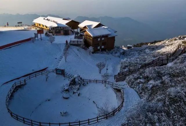 达观拍客八台山雪景