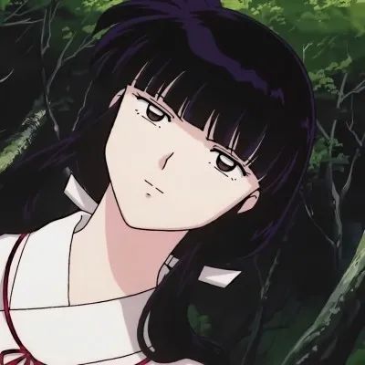 头像动漫酷飒女生头像巫女桔梗头像