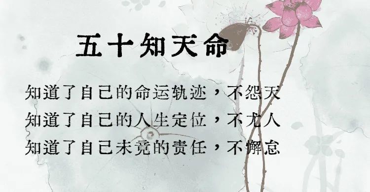 五十知天命,知道了什么