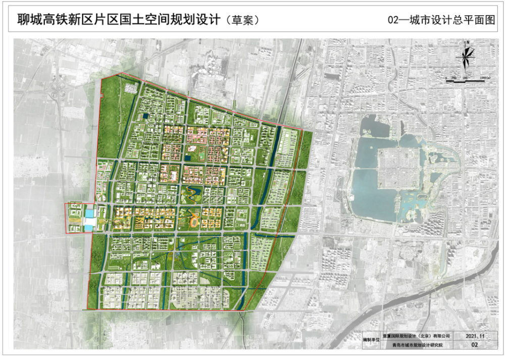 聊城高铁新区片区国土空间规划设计(草案)批前公告出炉 未来将建成