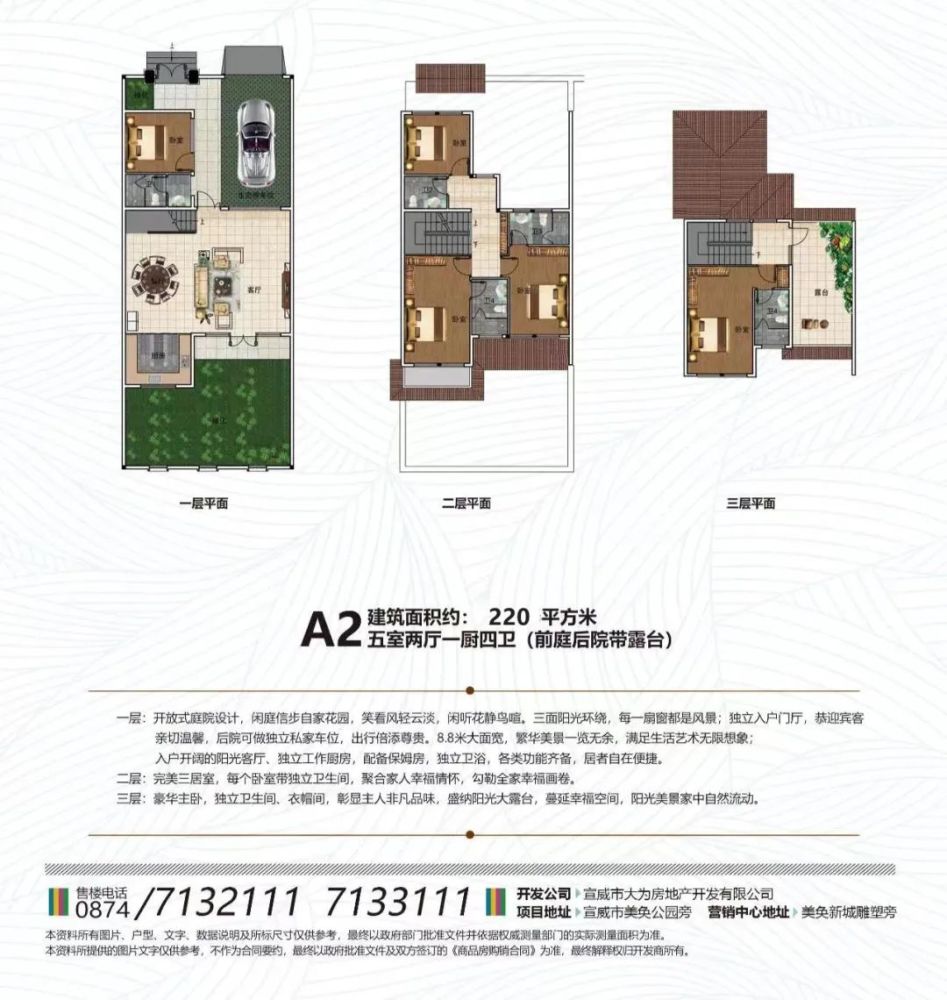 温馨三房(c4-3户型 大为地产,扎根宣威,每一处新楼盘的开发,都见证了