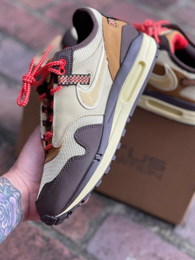 air max 1【倒钩】深棕