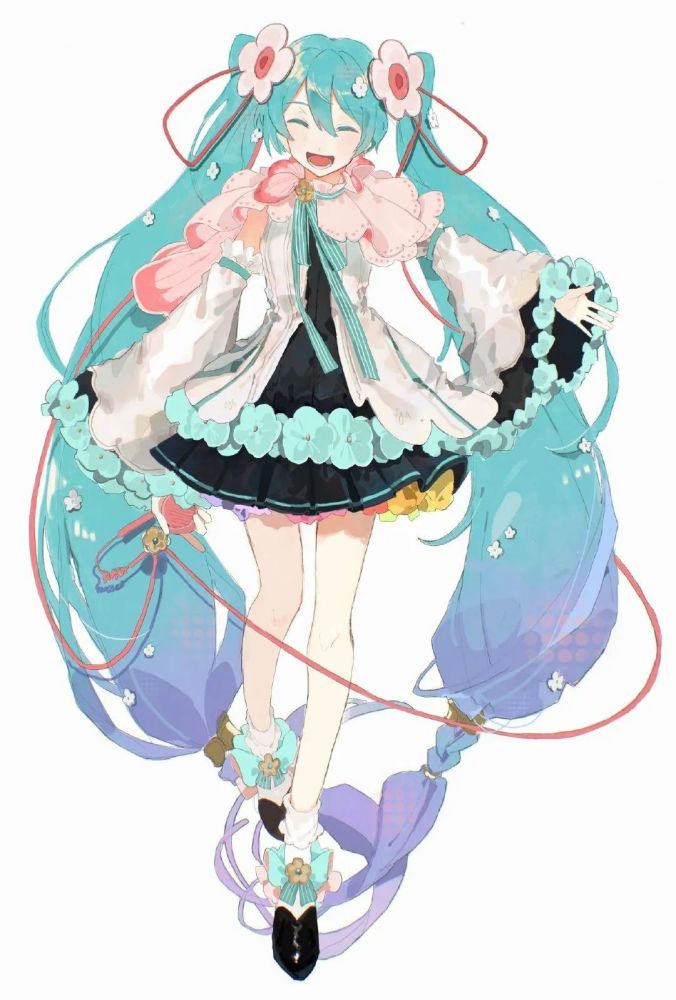 日本二次元画师隠れみの的可爱人设一组日式魔女题材作品twiminollm
