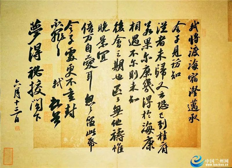 她的行书以王铎为骨,米芾为韵,浓墨重彩,沉着酣畅!