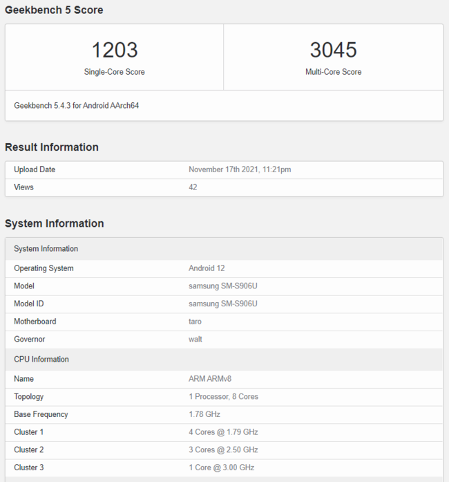 三星s22ultra详细参数,三星s22ultra参数配置 exynos 2200版三星galaxy s22 ultra跑分曝光