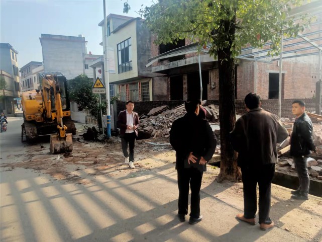 行廊镇|行廊村拆违建,聚民心"两违"整治"零容忍"