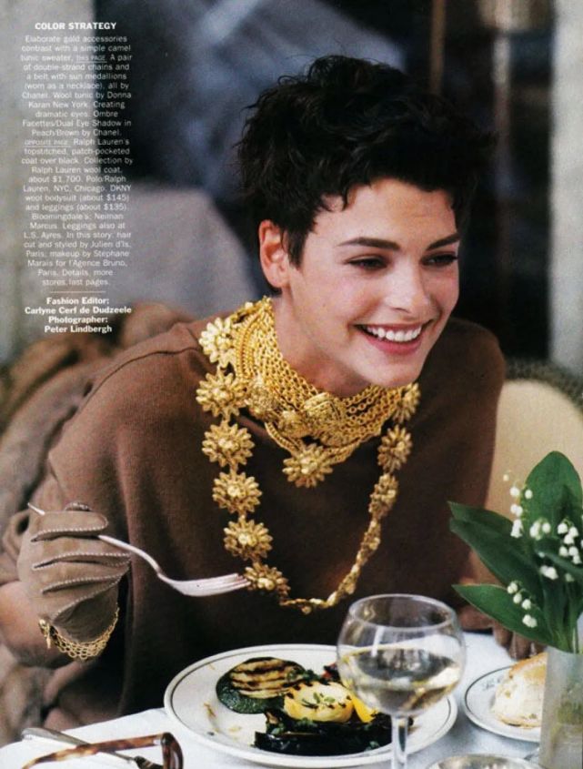 vogue paris may 1988-"l"07té star"cindy crawford 不光是个美人