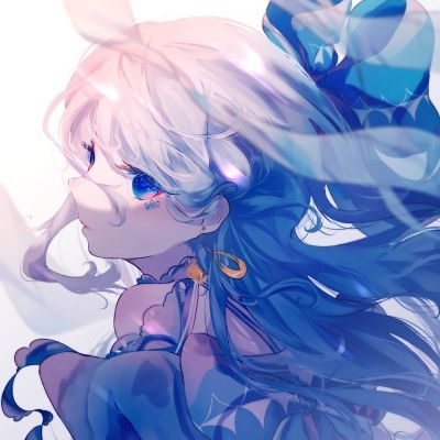 蓝色系动漫女头