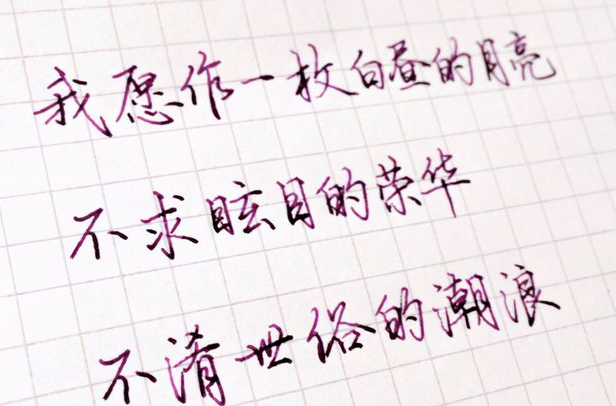 受大学生欢迎的鲸落体字迹隽秀惹人爱奶酪体或已成过去式