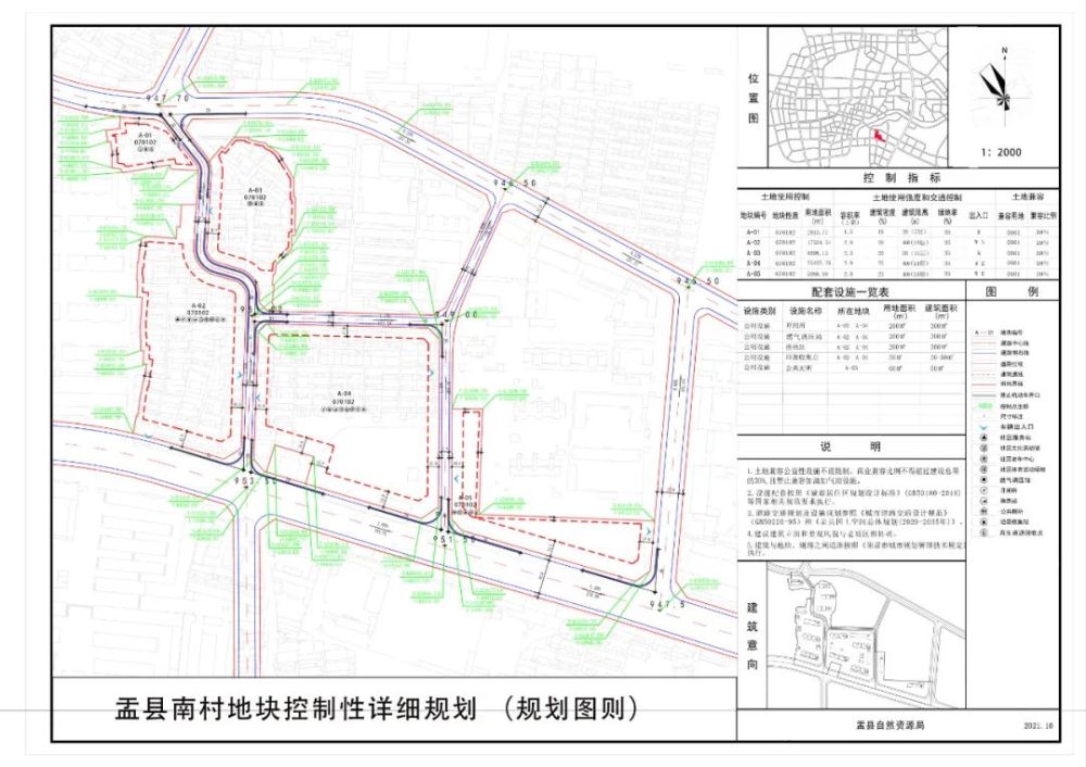 盂县西吉村南坪村南村西关村棚改地块控制性详细规划公示