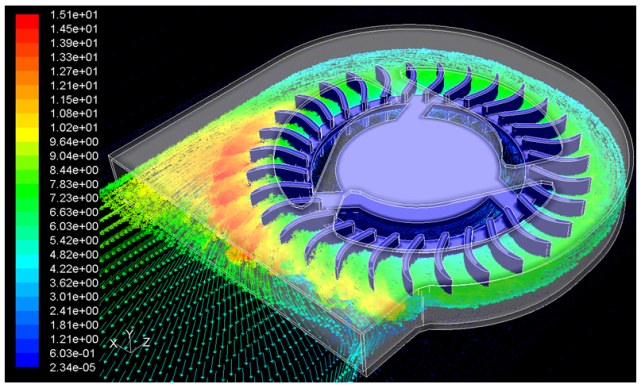 请收藏ansysfluent电子风扇效能及噪音仿真攻略