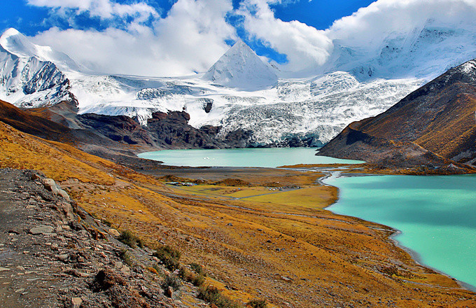 藏地绝世秘境萨普神山,最高峰海拔6956米