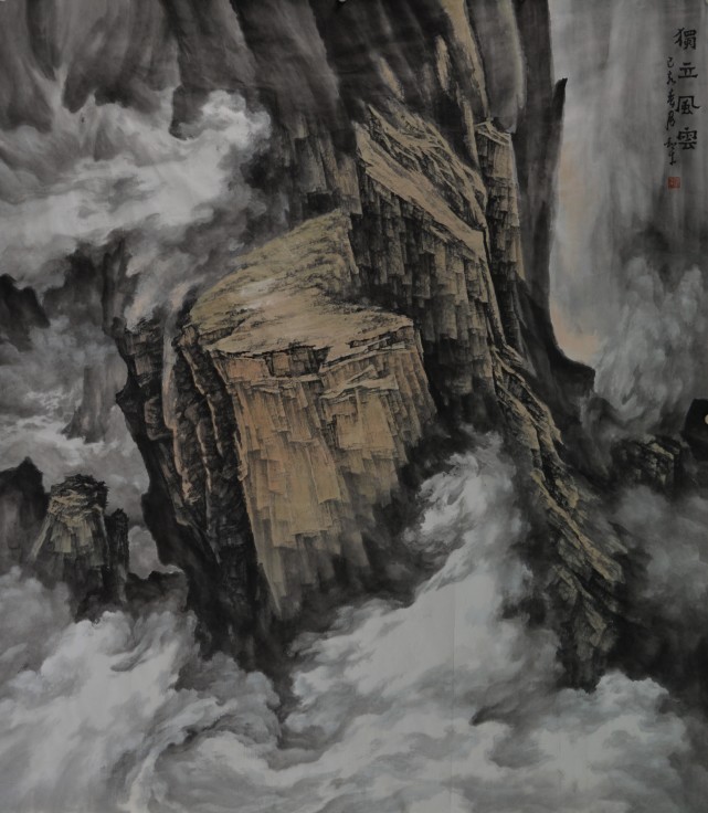 米和平国画山水画作品欣赏