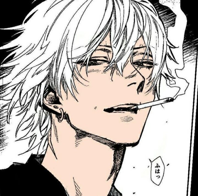 动漫男生头像:微丧动漫男头像