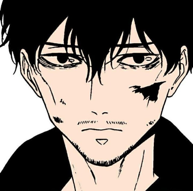 动漫男生头像:微丧动漫男头像