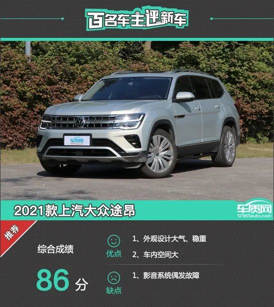 百名车主评新车2021款上汽大众途昂