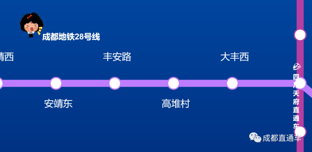独家!成都地铁28号线站点规划