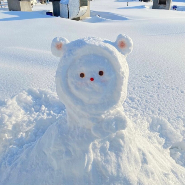 冬天可爱雪人头像