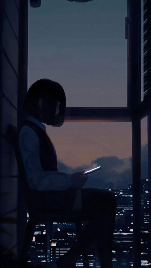 壁纸|孤独的背影动漫手机壁纸