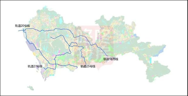 18,20号南延,25,27号线,进入深圳地铁5期比选 看看有没有你家附近