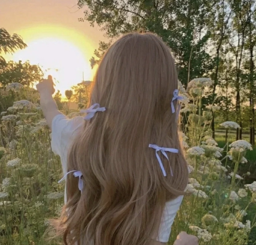 女生头像森系蝴蝶结