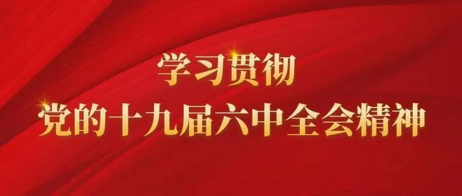 传达学习贯彻党的十九届六中全会精神