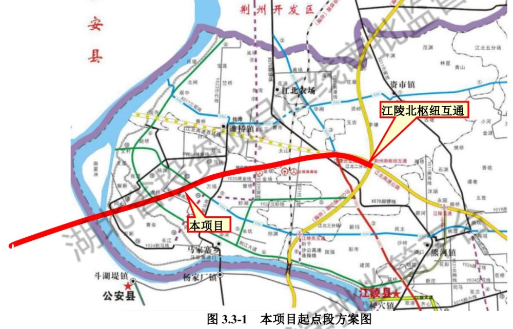 武松高速江陵至松滋段总投资160亿观音寺大桥扩宽为8车道