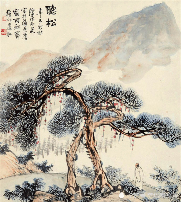 传奇画家,生平坎坷,陈崇光山水画欣赏