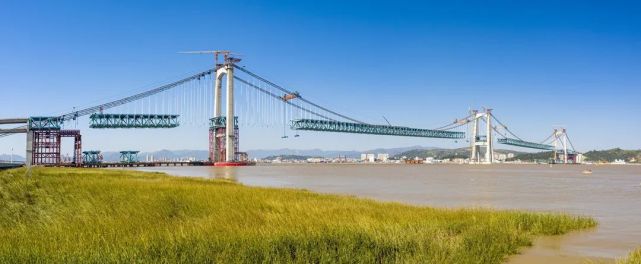 温州瓯江北口大桥预计年底实现主桥合龙