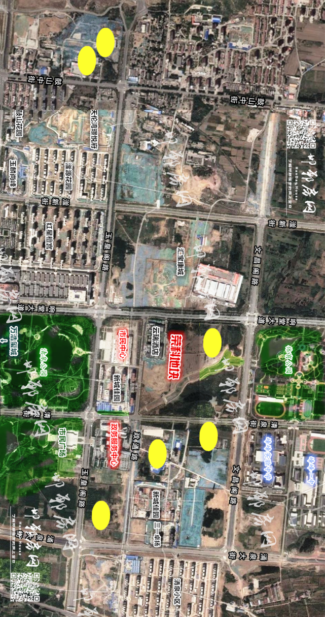 峰峰矿区北部新城446亩土地出让,5宗住宅 1宗商业